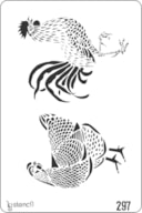 STENCIL 20X30CM 297 ANIMAIS