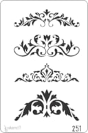 STENCIL 20X30CM 251 ARABESCOS