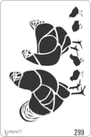 STENCIL 20X30CM 299 ANIMAIS