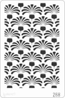 STENCIL 20X30CM 268 FLORES