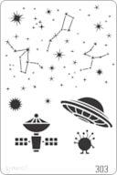 STENCIL 20X30CM 303 ESPAÇO