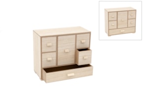MUEBLE C/6 CAJONES 26X12X22CM