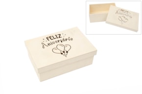 BOX FELIZ ANIVERSÁRIO 22X15X8CM