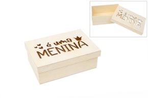 BOX É UMA MENINA 22X15X8CM