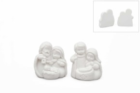 SET 2 SAGRADAS INFANTIS 3.5X4CM COLAR