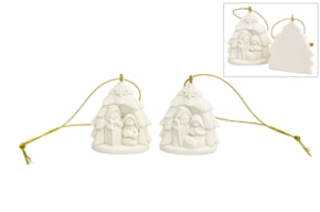 SET 2 SAGRADA FAMILIA 4.2X1.2X4.8CM COLAR