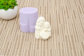 SILICONE MOLD NATIVITY FAMILY 5X4X6CM MLD186