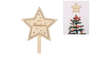 ESTRELA COM NOME PERSONALIZAVEL 20X25.8X0.4CM CHOUPO