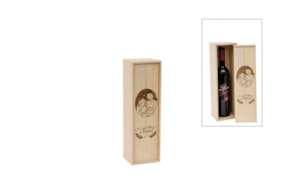 CAJA P/ BOTELLA FELIZ NATAL 37X11X10CM