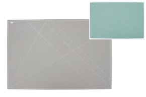 PLANCHA DE CORTE A1 90X60CM CINZA/MINT