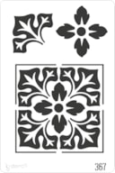 STENCIL 20X30CM 367 AZULEJO