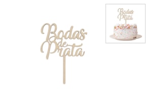 SET 4 ESPETOS BODAS DE PRATA 10X13.1X0.4CM CHOUPO