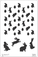 STENCIL 20X30CM 395 COELHO PÁSCOA