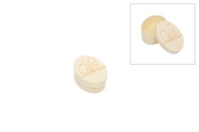 SET 6 CAJAS BALSA OVAIS CONEJO 6X4X2,5CM