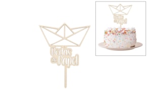 SET 4 ESPETOS BODAS DE PAPEL 13X16.5X0.4CM CHOUPO