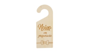 SET 6 PLACAS PORTA NOIVO 9.5X25X0.6CM