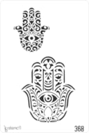 STENCIL 20X30CM 368 MANDALA
