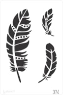 STENCIL 20X30CM 374 FOLHAS