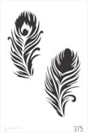 STENCIL 20X30CM 375 FOLHAS