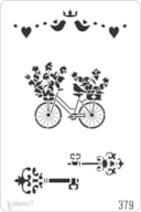 STENCIL 20X30CM 379 BICICLETE
