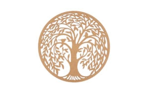 MANDALA ARVORE DA VIDA D.45.5X0.3CM MDF