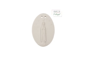 SET 12 MOLDURA OVAL C/Nª SRA FATIMA M1559  8CM