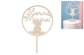 SET 2 ESPETOS MENINO OU MENINA 15X23X0.4CM CHOUPO