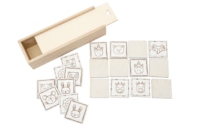 CAIXA 22X7X5.2CM C/ JOGO DA MEMÓRIA