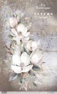 PAPEL ARROZ 54X33CM LA VIE EN FLEURS MAGNOLIAS III PFY-12713