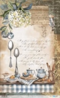 RICE PAPER 54X33CM HOME&DECO KITCHEN PFY-13662