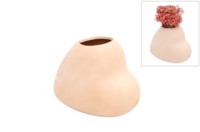 HEART VASE  19X9X15.5CM
