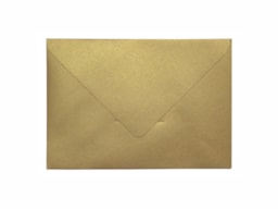 SOBRE NACARADO ORO OCRE 120 G 12 CM X 17 CM