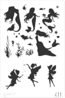 STENCIL 20X30CM 411 FADAS