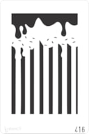 STENCIL 20X30CM 416 RISCAS COM DOCE