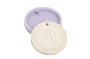 MOLDE SILICONE O MEU BATIZADO  D.7 X 0.8CM MLD253