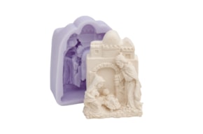 MOLDE SILICONE PRESEPIO 8X6X3CM MLD268