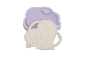 MOLDE SILICONE CORACOES CALICE ESPIGA 7.5X7X0.7CM MLD246
