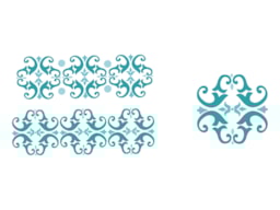 STENCIL 33X14CM CELTA 3  300001526 ACRILEX