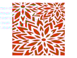 STENCIL 13X13CM ESTAMPARIA 4  300011509 ACRILEX