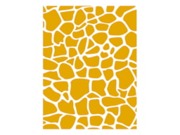 STENCIL 21X15CM GIRAFA 300021179 ACRILEX