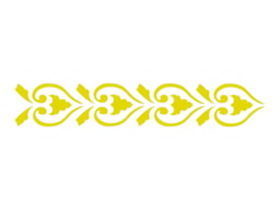 STENCIL 30X8CM BORDA 2  300031151 ACRILEX