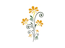 STENCIL 10X10CM TRIBAL FLORES 300051148 ACRILEX