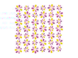 STENCIL 10X10CM FLORAL  300051173 ACRILEX