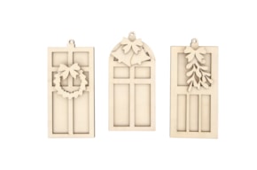 SET 3 CONJUNTOS PENDUROS PORTA 6X13X0.3CM CHOUPO