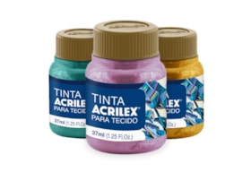 PINTURAS METÁLICAS PARA TELA  04340 ACRILEX