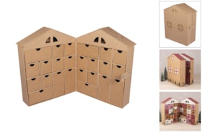 CASA CALENDARIO DO ADVENTO 24X12.4X30.2CM  RAYHER