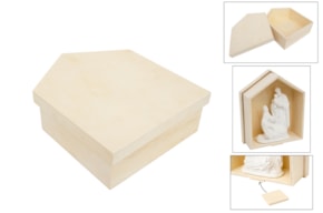 WOODEN BOX 26.5X32X10.7CM