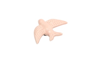 ANDORINHA C/IMAN 8.5X6X2.5CM ROSA CLARO