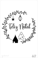 STENCIL 20X30CM 447 GRINALDA COM CASA