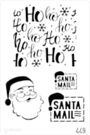 STENCIL 20X30CM 449 SANTA CLAUS